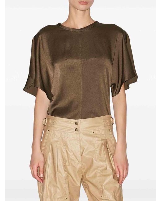 Isabel Marant Brown Karlita Blouse
