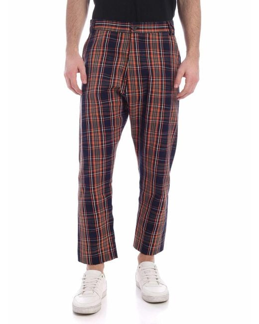 Vivienne Westwood Red Oh No Drunken Pants for men