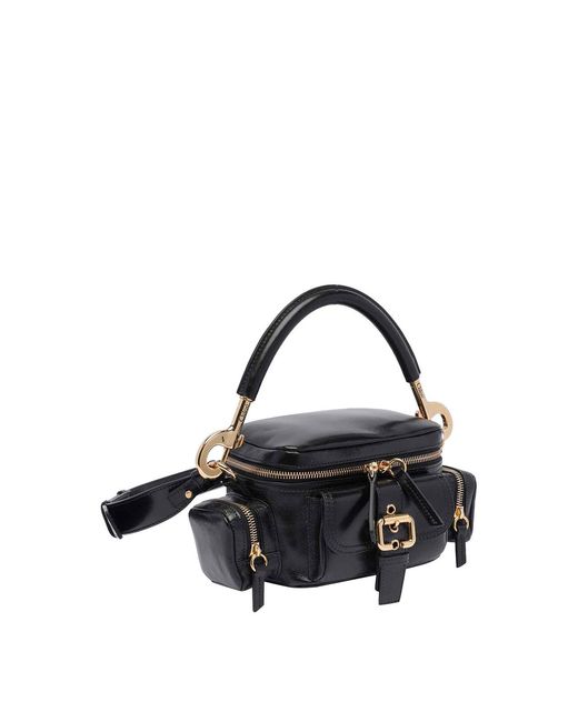 Chloé Black Small Leather Camera Bag