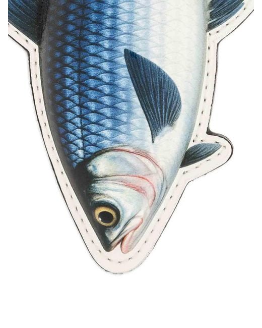 Moschino Blue Fish Key Ring
