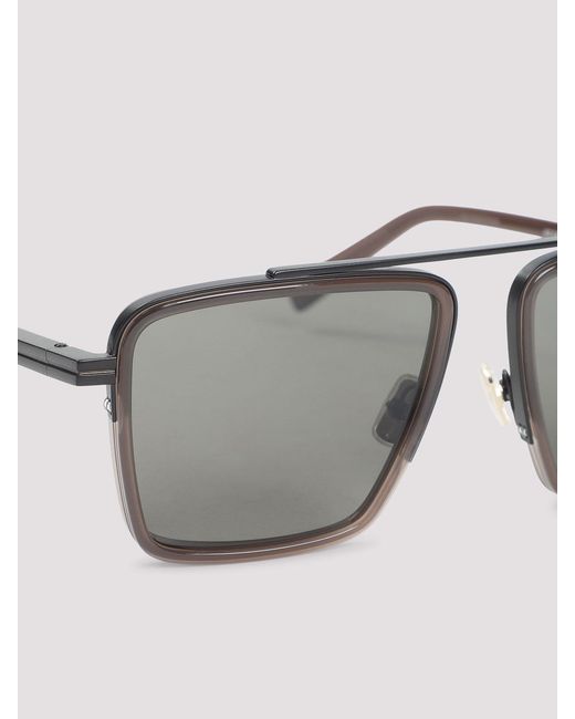 Zegna Metallic Acetate Sunglasses for men