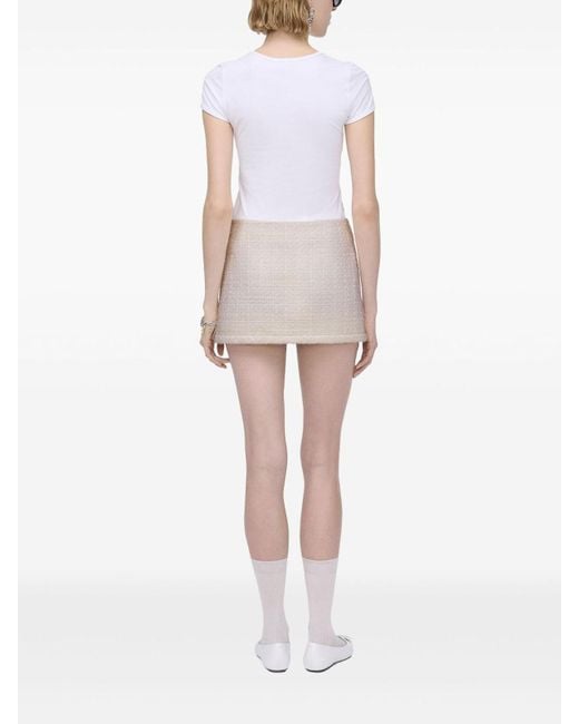 Marc Jacobs Natural Tweed Mini Skirt
