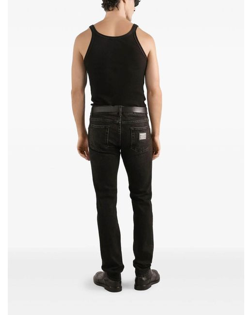 Dolce & Gabbana Black Pants for men