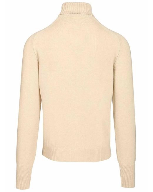 Fedeli Natural High Neck Sweater for men