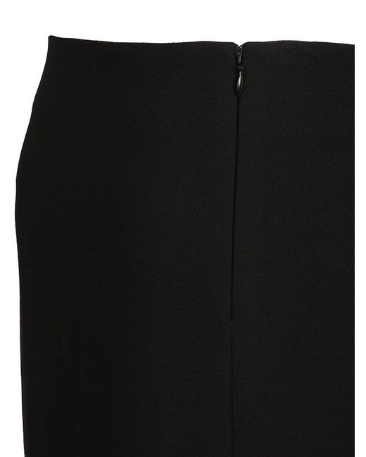 Khaite Black Skirt