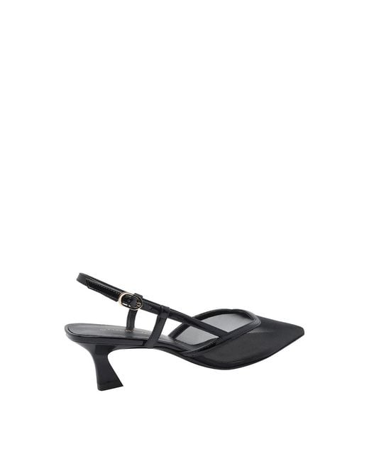 Stuart Weitzman Black Vinnie Pump Slingback