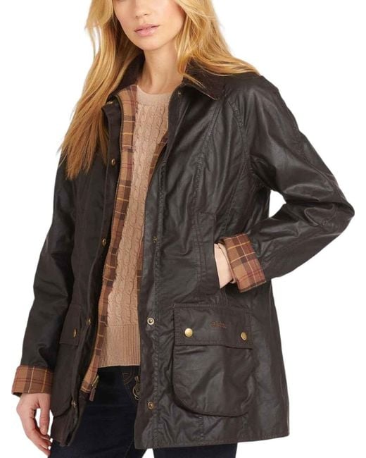Barbour Black Beadnell Wax Jacket
