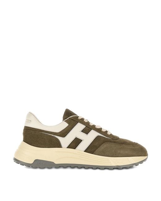 Hogan Green Hiperlight Sneakers for men