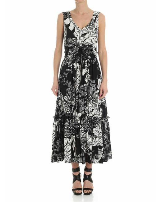 See By Chloé Black And Floral Dress