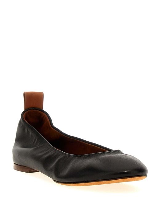 Lanvin Black Ballerinas