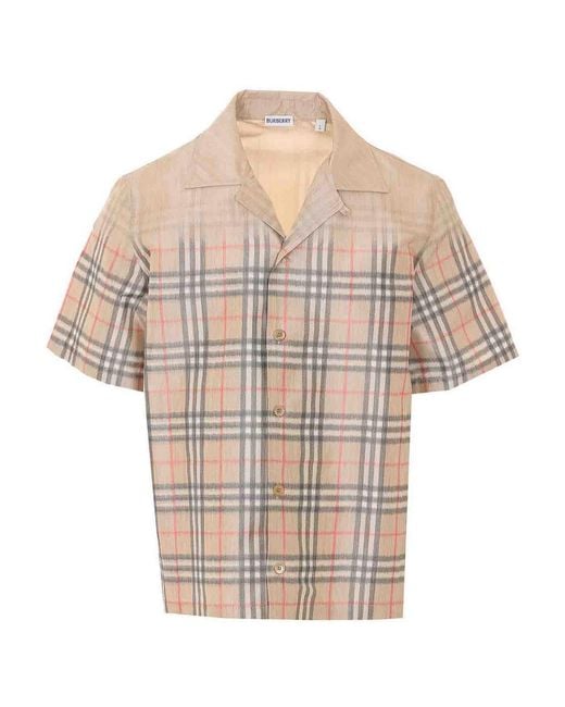 Burberry Natural Regular Check Shirt for men