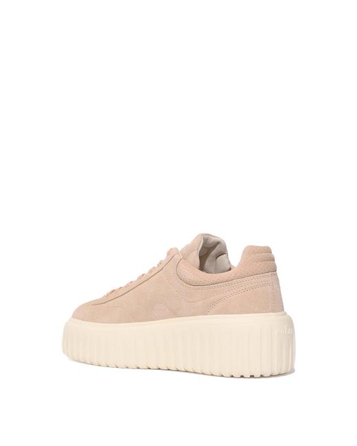 Hogan Pink H-Stripes Sneakers