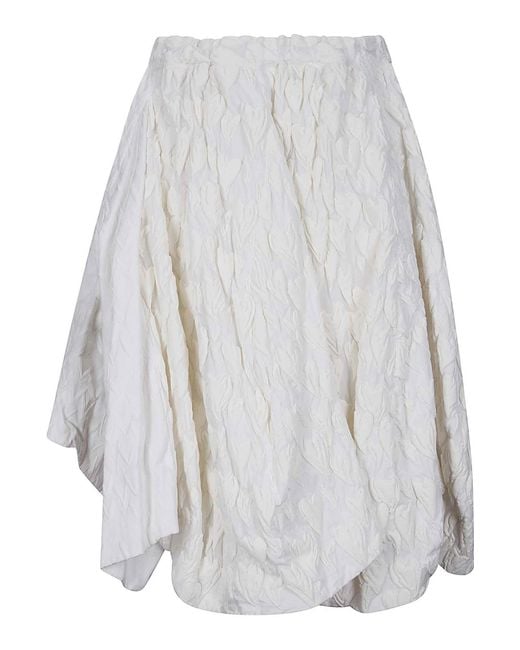 Comme des Garçons White Ladies Skirt