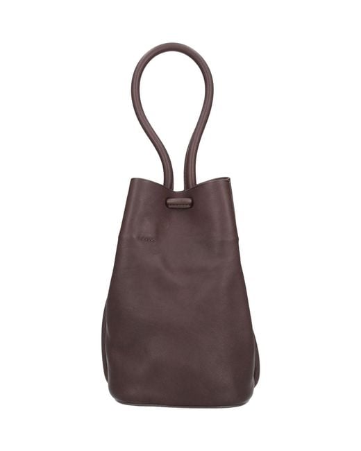 Uma Wang Brown Small Sac Bucket Bag