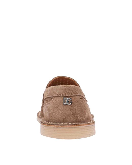 Dolce & Gabbana Brown Loafers for men