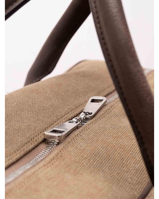 Orciani Brown 'Safari' Holdall for men