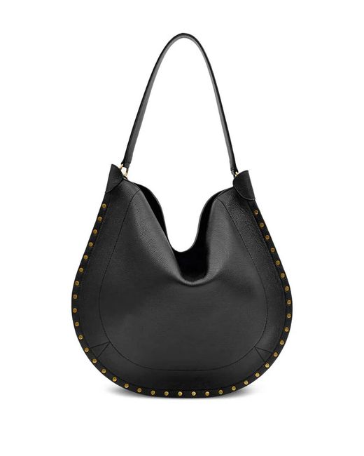 Isabel Marant Black Oskan Hobo Soft Shoulder Bag