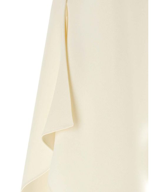 Balenciaga White A Sciarpa Top