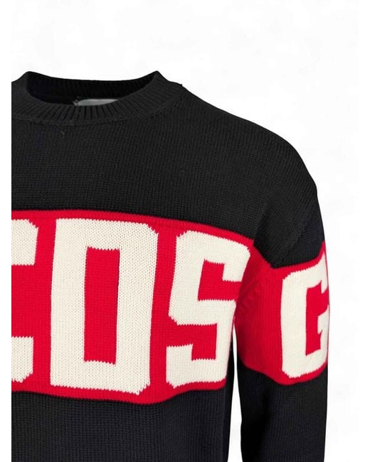 Gcds Red Crew Neck for men