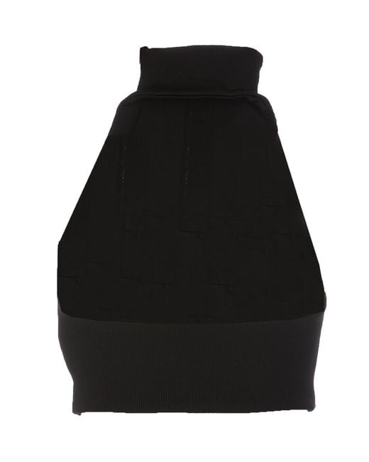 Off-White c/o Virgil Abloh Black Open Back Top