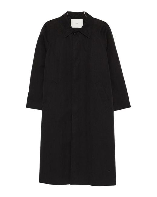 DUNST Black Cotton Blend Coat