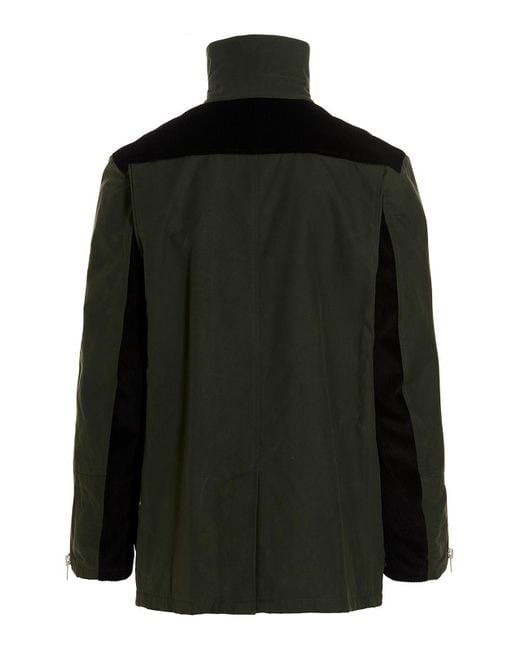 Department 5 Black Wax Cotton Jacket for men