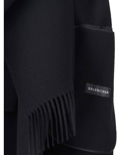 Balenciaga Blue Cashmere Coat