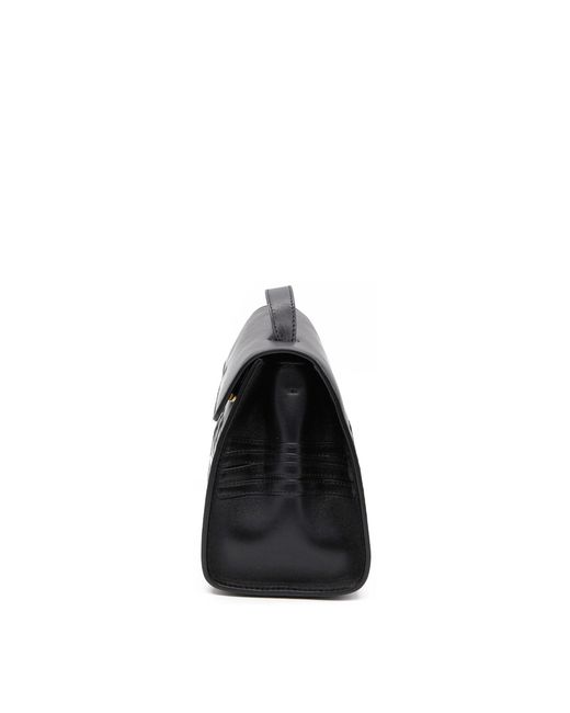 Moschino Black Tie Me Embossed Small Bag