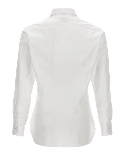 Barba Napoli White Culto Shirt for men