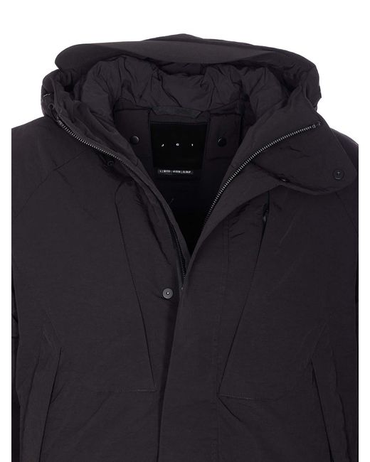 JG1 Blue Hybrid Down Jacket for men