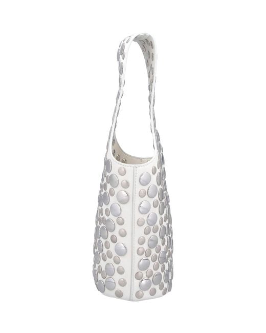 Khaite White Livia Small Tote Bag
