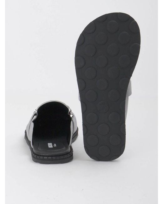 Moschino Gray Slippers for men