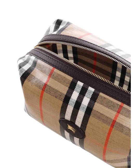 Burberry White Highlands Travel Bag for men