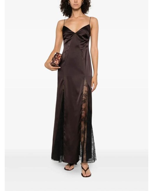 Staud Brown Trinity Long Dress
