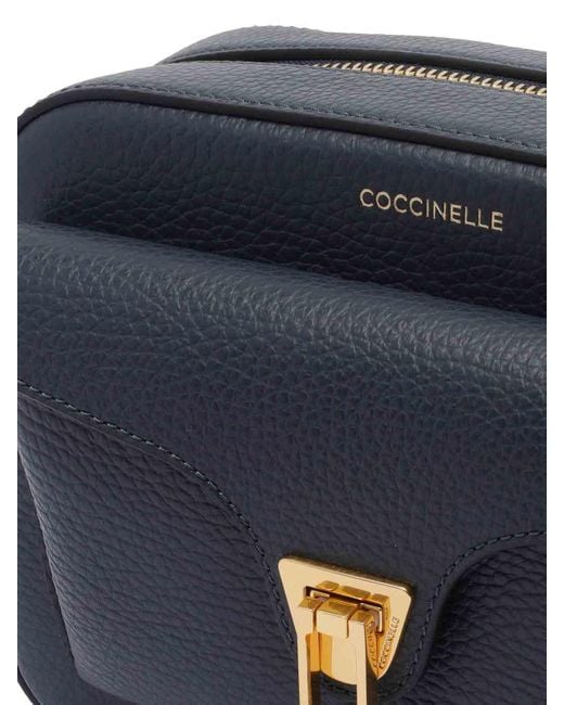 Coccinelle Blue Beat Soft Crossbody Bag