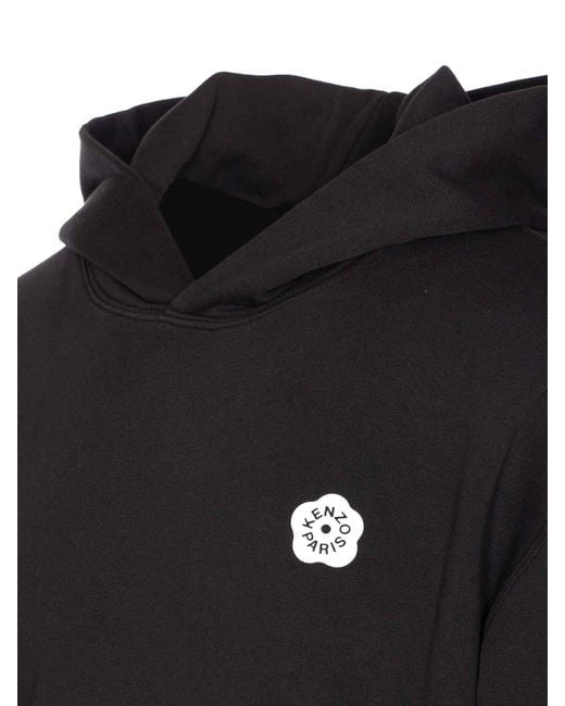 KENZO Black Hoodie for men