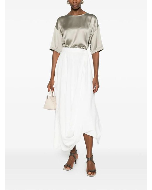 Brunello Cucinelli White Blouse
