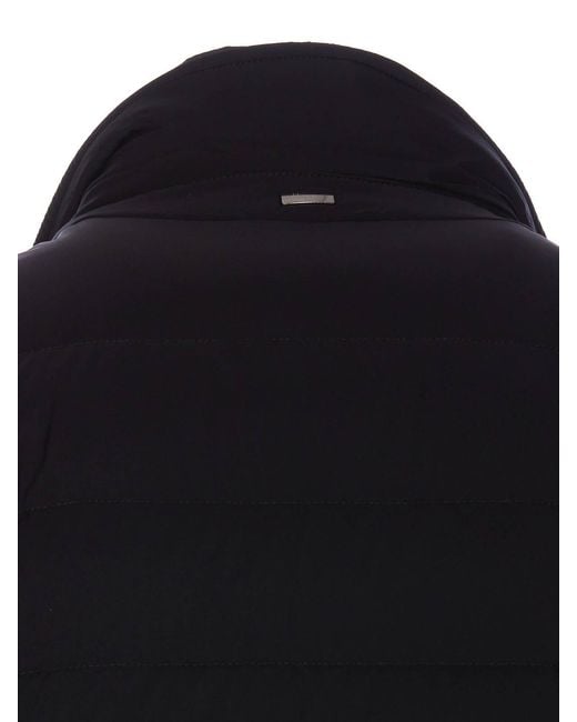 Herno Black Down Jacket for men