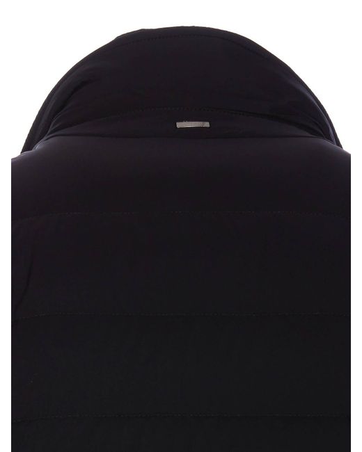 Herno Black Down Jacket for men