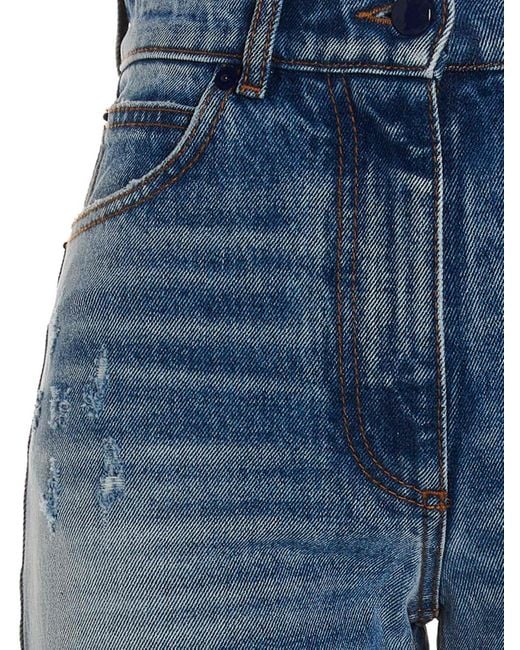 Moncler Blue Jeans Genius X Palm Angels