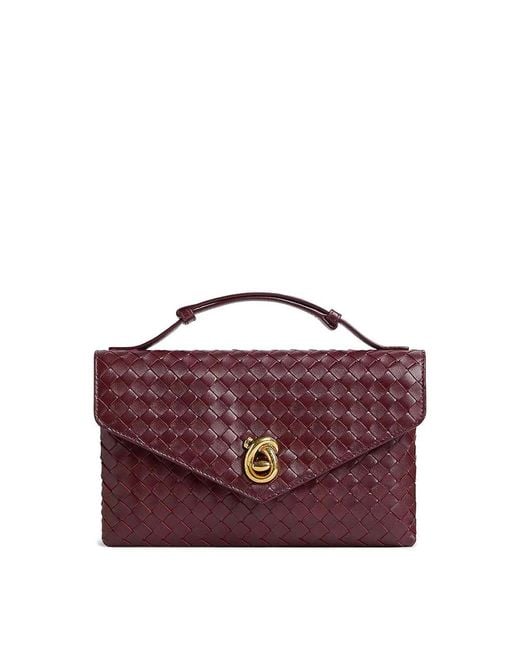 Bottega Veneta Purple 'Knot Lock' Bag