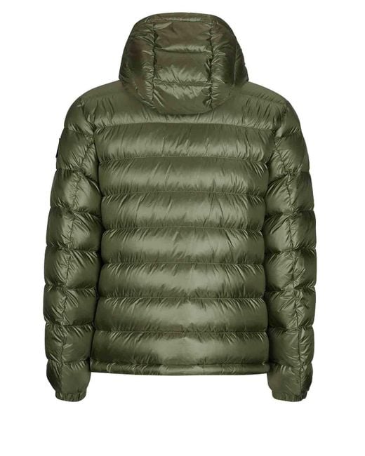 Add Green Quilted Down Jacket for men