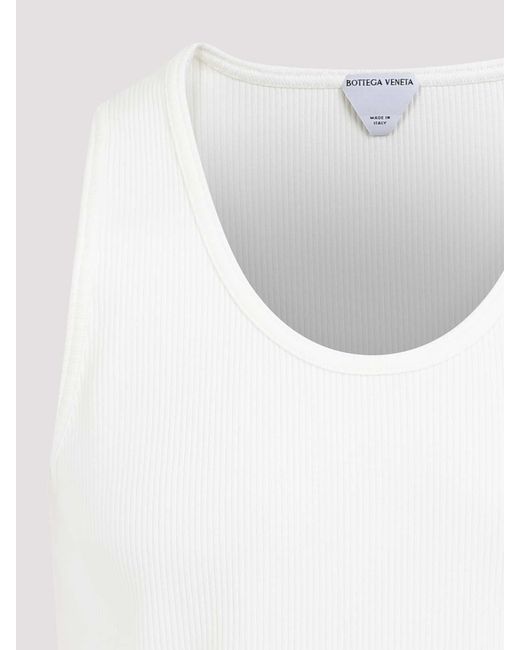Bottega Veneta White Tank Top for men