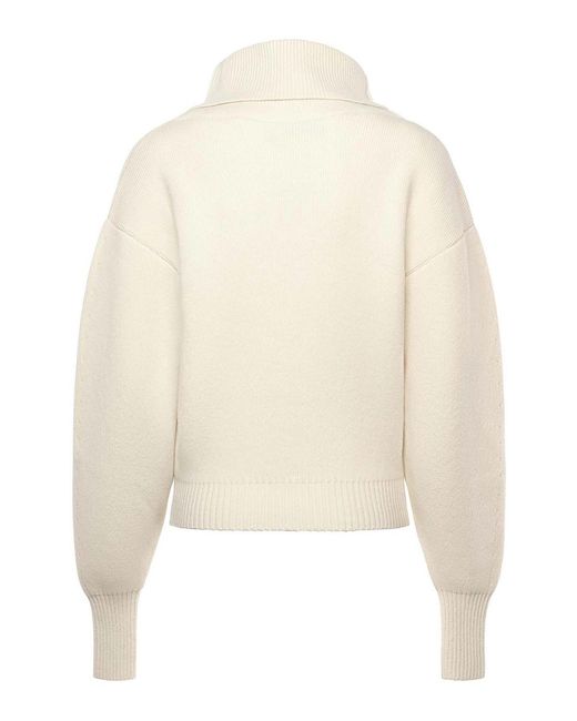 Jacquemus White La Maille Pallone Wool And Cashmere Sweater