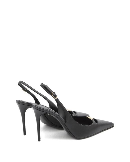 Dolce & Gabbana Black Slingback Pumps