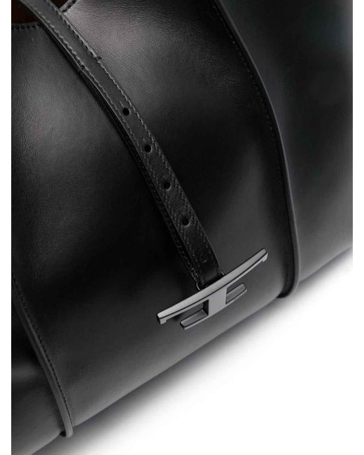 Tod's Black Bag With Plaque