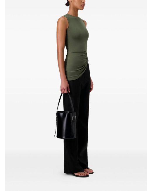 Coperni Green Taped Suspended Draped Top