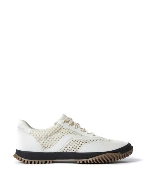 Stella McCartney White S Wave Sport Sneakers With Mesh Panels