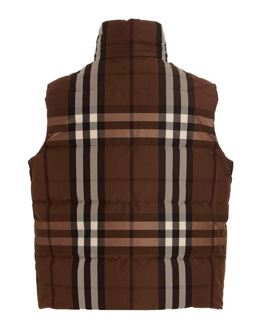 Burberry Brown Dowling Reversible Vest for men