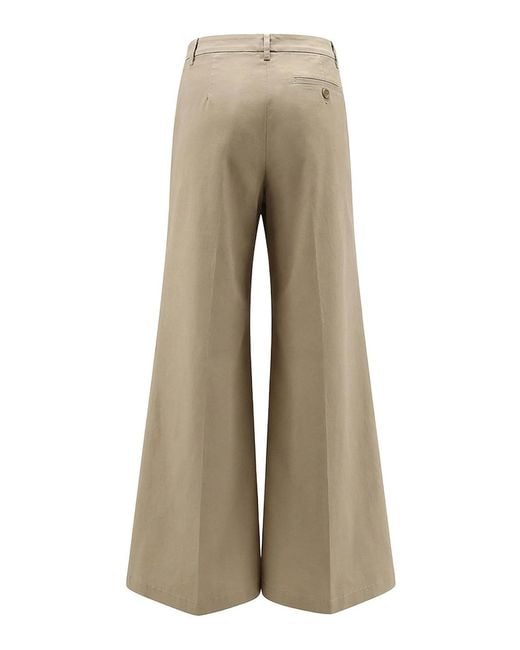 Aspesi Natural Stretch Cotton Trousers